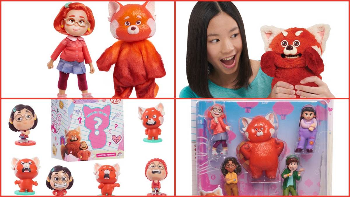 Just Play Disney and Pixar Turning Red Jumbo 16-inch Plush Red Panda Mei NEW