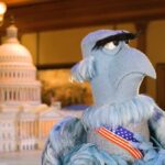 Sam Eagle Celebrates President's Day at Disneyland