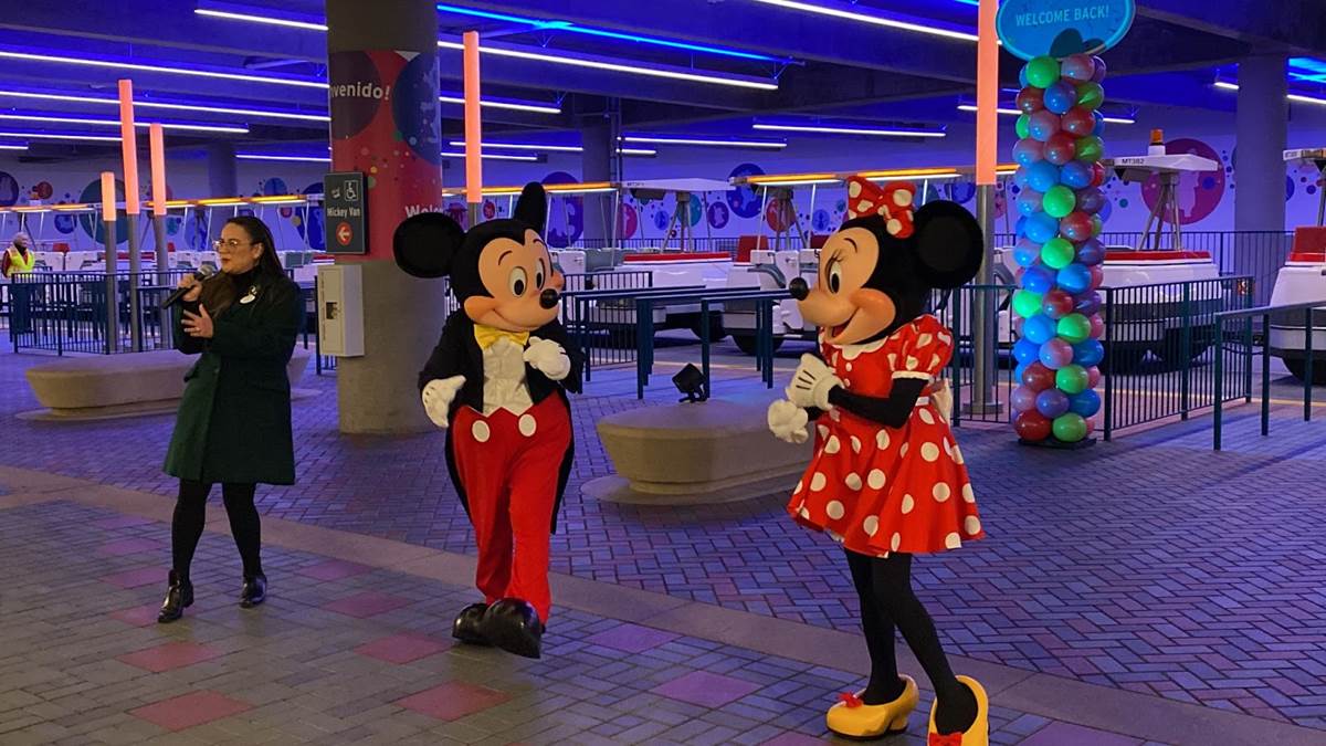 Trams Return to Disneyland Resort With Celebratory Ceremony -  