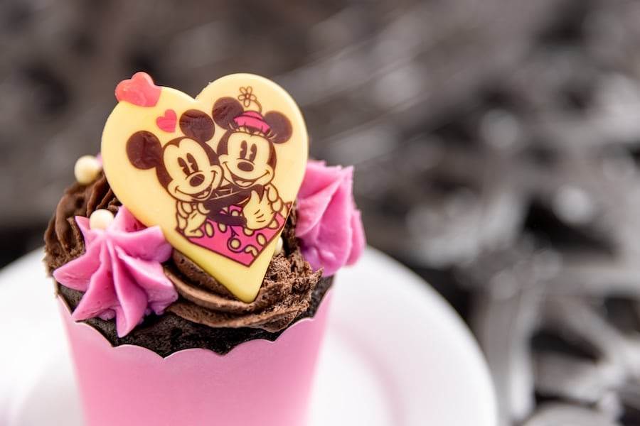 Sweetheart Chocolate Cupcake available at Multiple Walt Disney World resorts