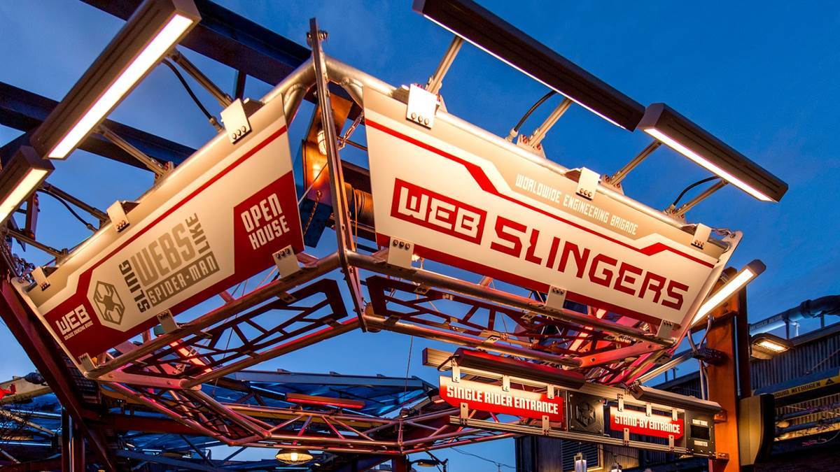 WEB SLINGERS A SpiderMan Adventure Disney California Adventure