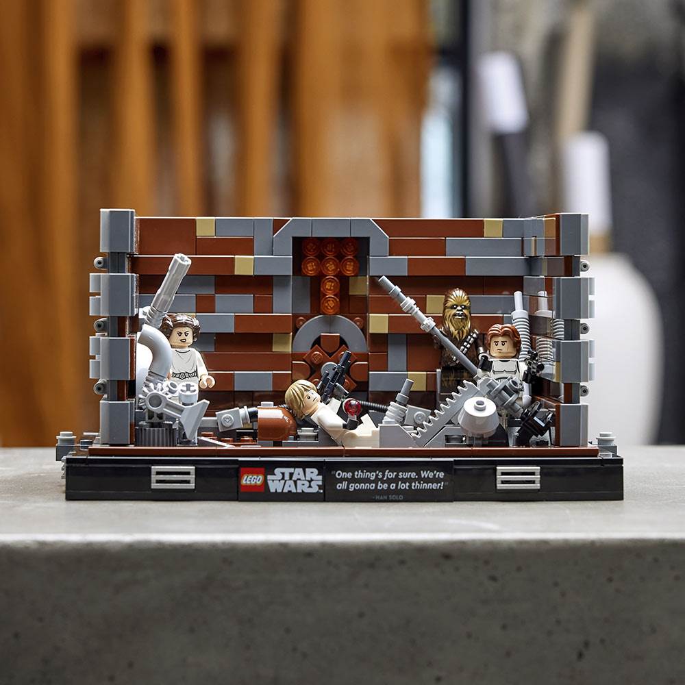LEGO Star Wars Trash Compactor Diorama (Via StarWars.com)