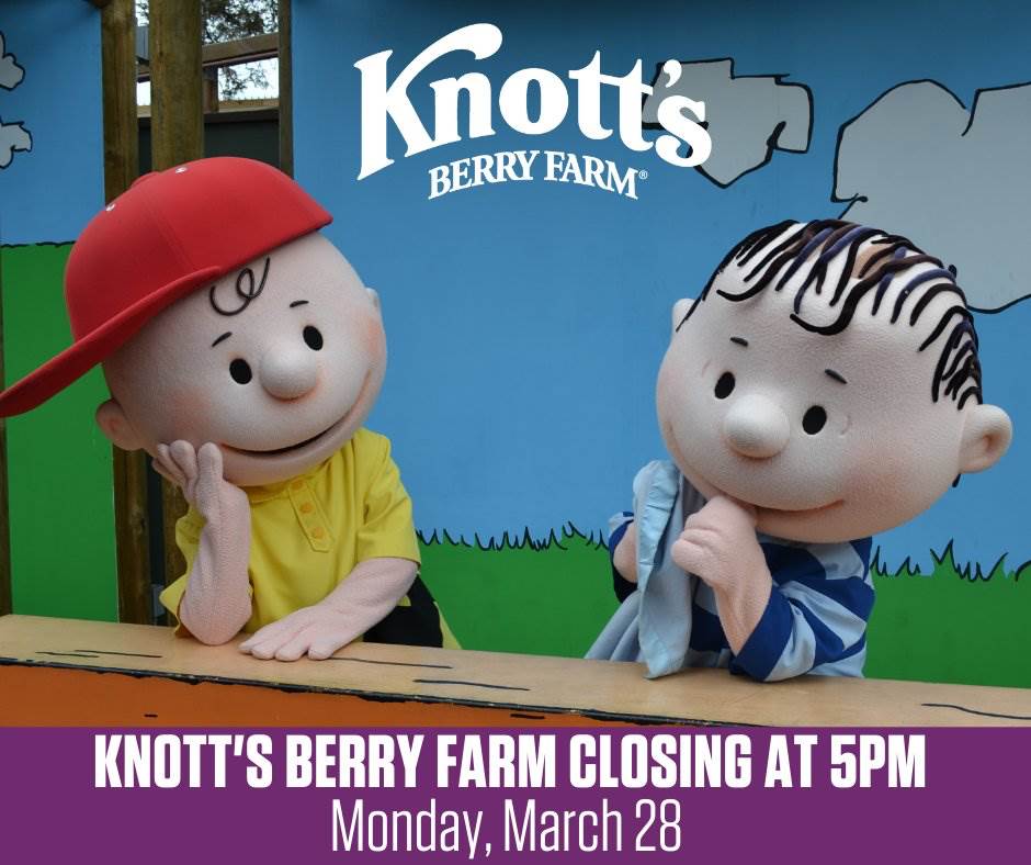 Knott s Berry Farm And Six Flags Magic Mountain Closed Today Due To 
