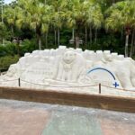 Photos: "Polar Bear" Sand Sculpture Now on Display at Disney’s Animal Kingdom