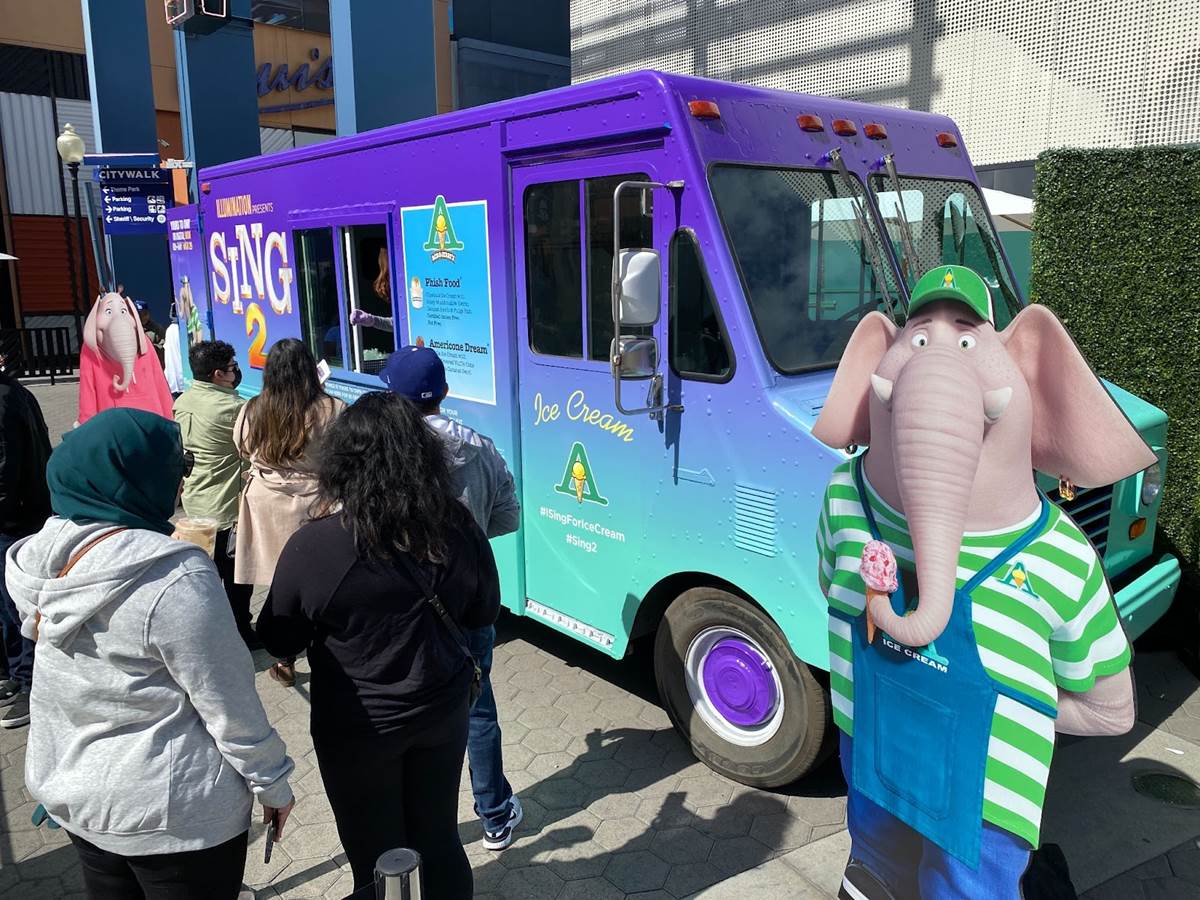 Photos "Sing 2" Activation Offers Photo Op, Free Ice Cream This