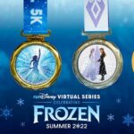 runDisney's Summer 2022 Virtual Running Series to Feature "Frozen" Medals