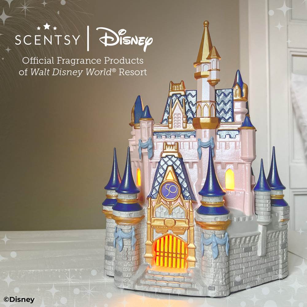 Scentsy Walt Disney World 50th Anniversary Cinderella Castle and 