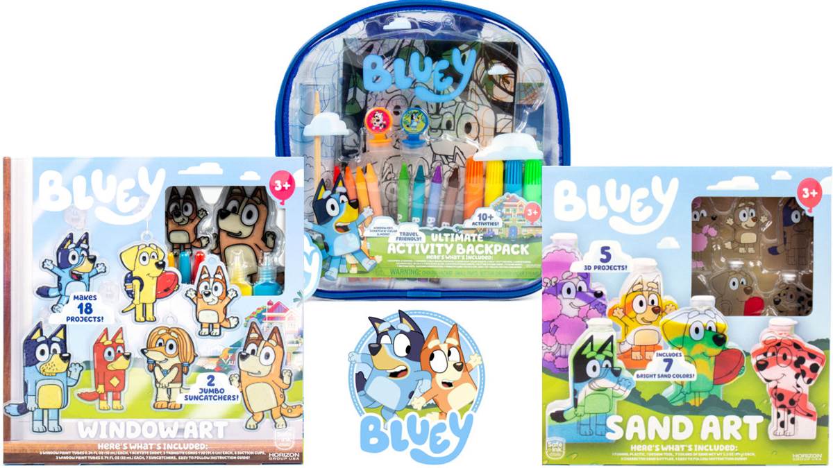 New “Bluey” Themed Arts & Crafts Sets Get there from Horizon Group United states of america
