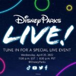 Disney Parks Announces Livestream for Tomorrow, April 20th