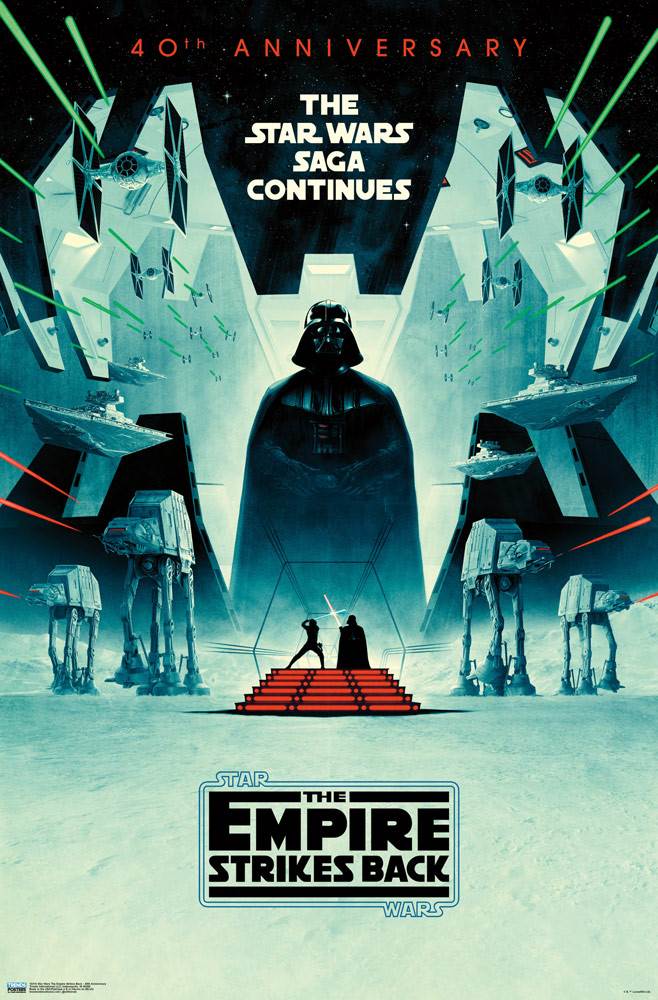 Star Wars: The Empire Strikes Back 40th Anniversary Poster by Matt Ferguson.