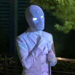 Mr. Knight from "Moon Knight" Arrives at Avengers Campus in Disney California Adventure