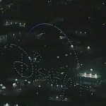 Disney Celebrates National Streaming Day with Drone Light Show Over Downtown LA