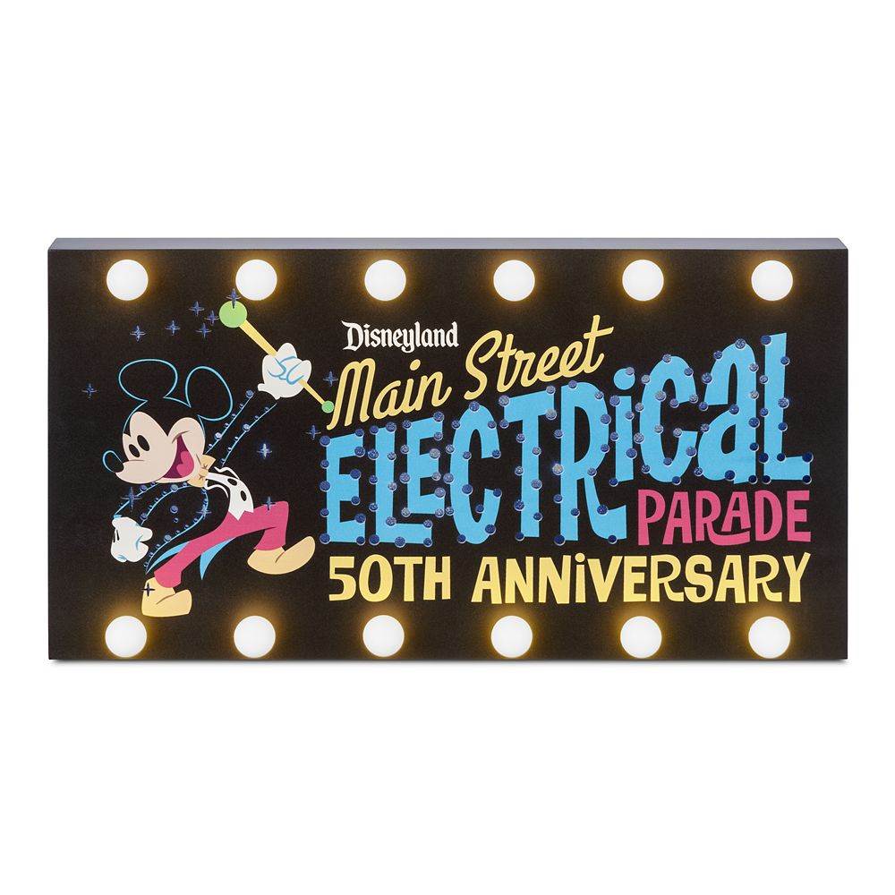 Disney's Main Street Electrical Parade 50th Anniversary Spirit Jersey MED GLOW