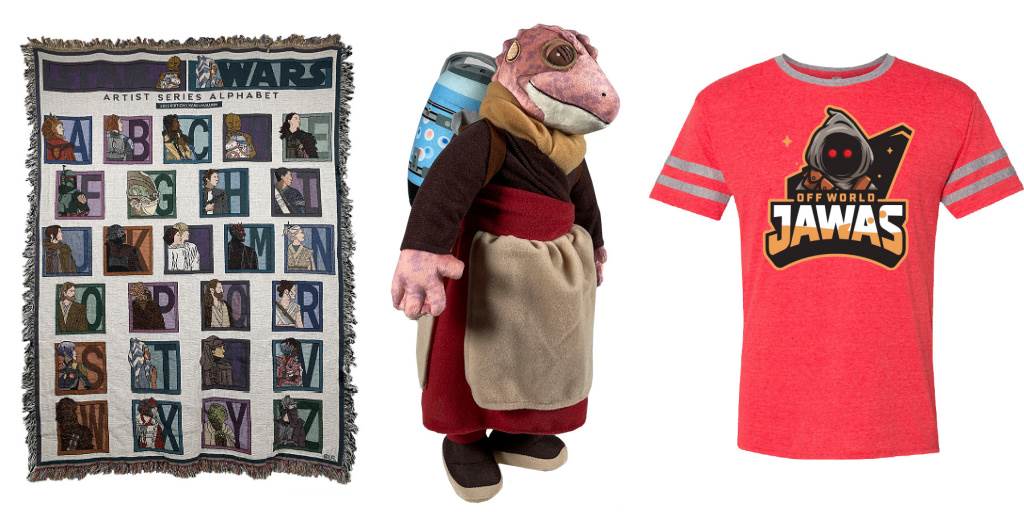 Digital LA on X: Star Wars Celebration store features custom print shirts  (you pick design), stackable mini mugs, alphabet blanket #SWCA   / X