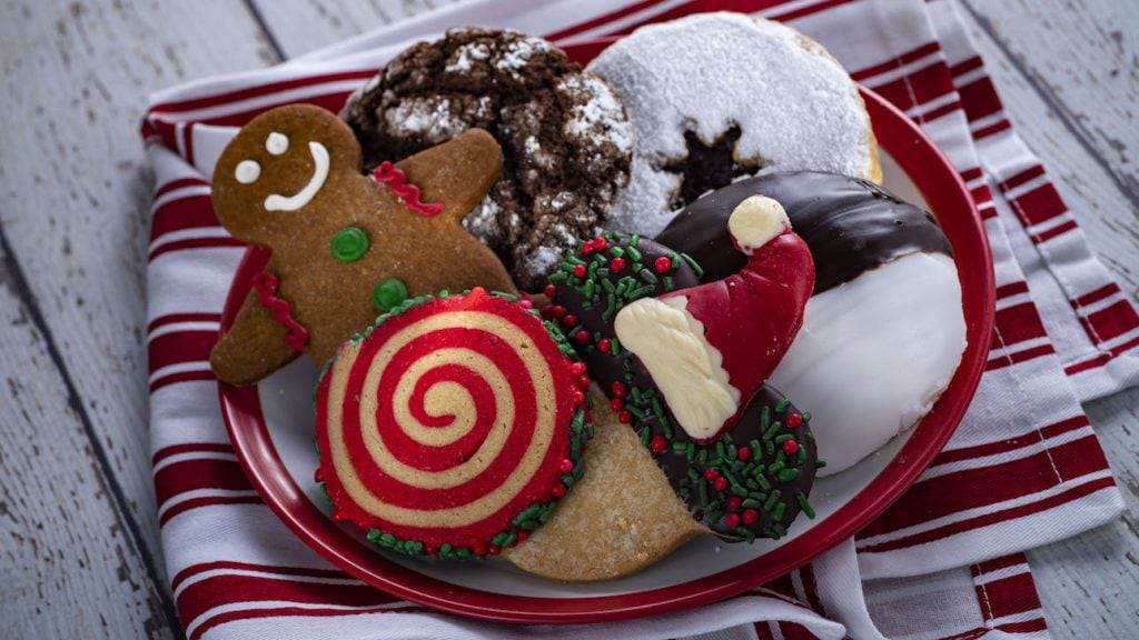 Holiday Cookies from the Holiday Cookie Stroll for the 2019 Epcot International Festival of the Holidays