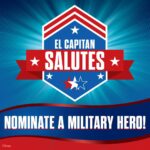 The El Capitan Theatre Launches El Capitan
Salutes Military Honoree Program