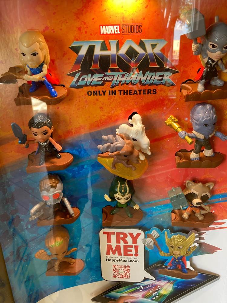 Brand new McDonald's  Avengers Thor Toy # 22 