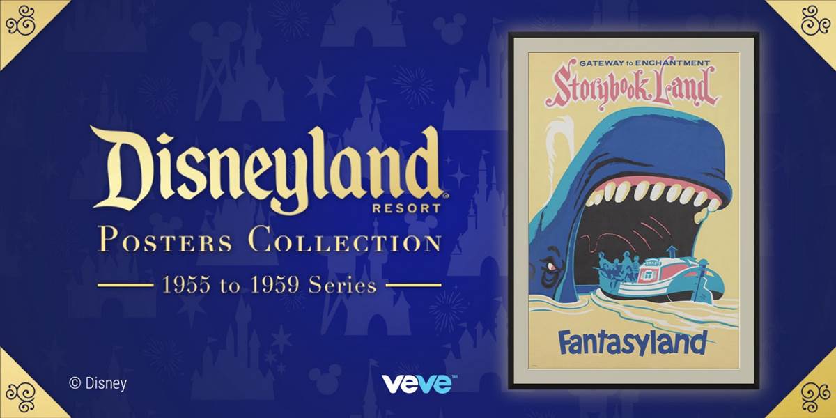 VeVe Digital Collectibles Declares 1955-59 Disneyland Resort Posters Assortment
