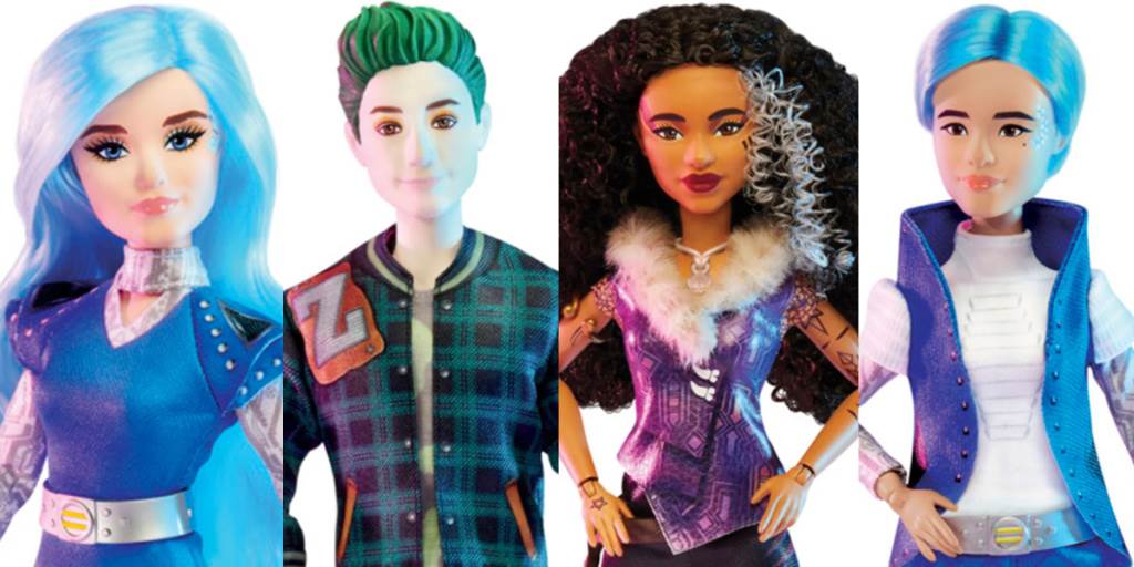 Disney Zombies 3 Leader of The Pack Fashion Doll 4-Pack - 12-Inch