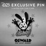 D23 Exclusive Pin Celebrating 95 Years of Oswald the Lucky Rabbit