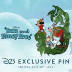 D23 Gold Member Exclusive Jumbo Pin Celebrates 75 Years of "Fun and Fancy Free"