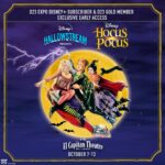Disney+ Subscribers and D23 Gold Members Attending D23 Expo Can Get Early Access to "Hocus Pocus," "The Nightmare Before Christmas" at the El Capitan Theatre