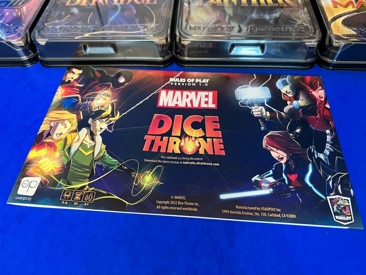 Game Review "Marvel Dice Throne" from The Op