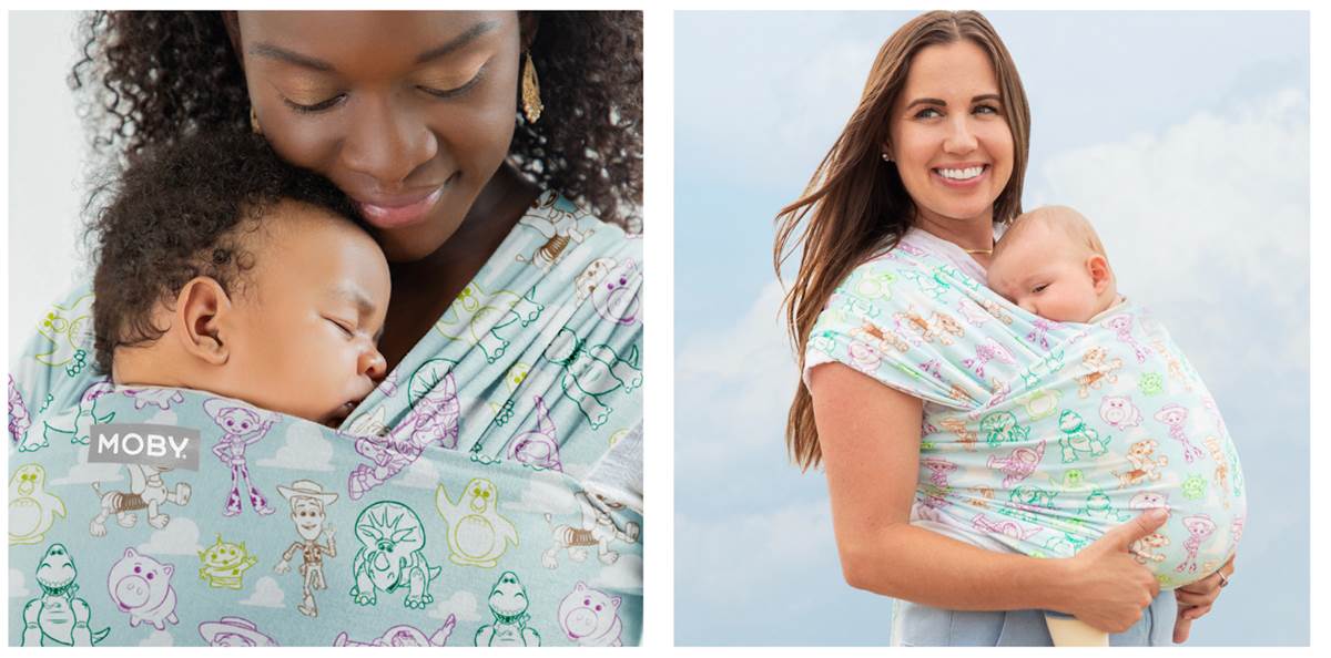moby wrap front facing