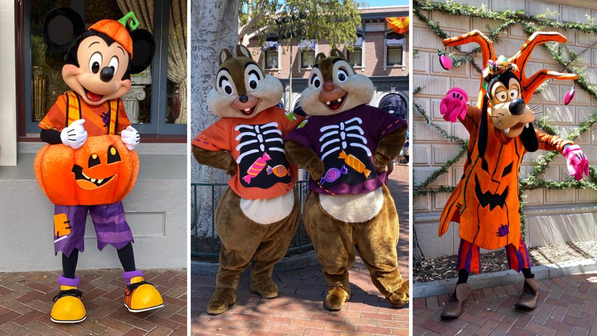 Photos Mickey And Friends Debut New Halloween Costumes At Disneyland 
