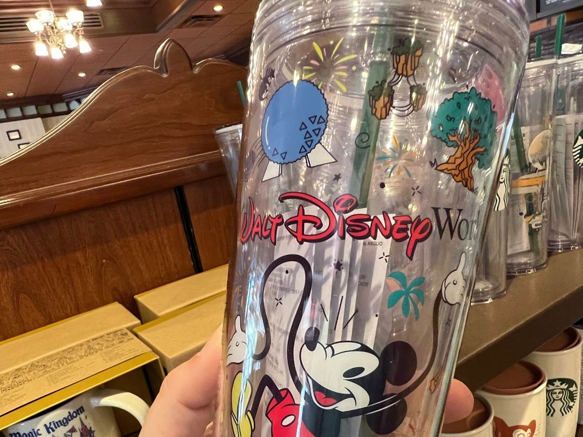 Disney Starbucks Hollywood Studios Mickey Icon Double Wall  Travel Tumbler: Tumblers & Water Glasses