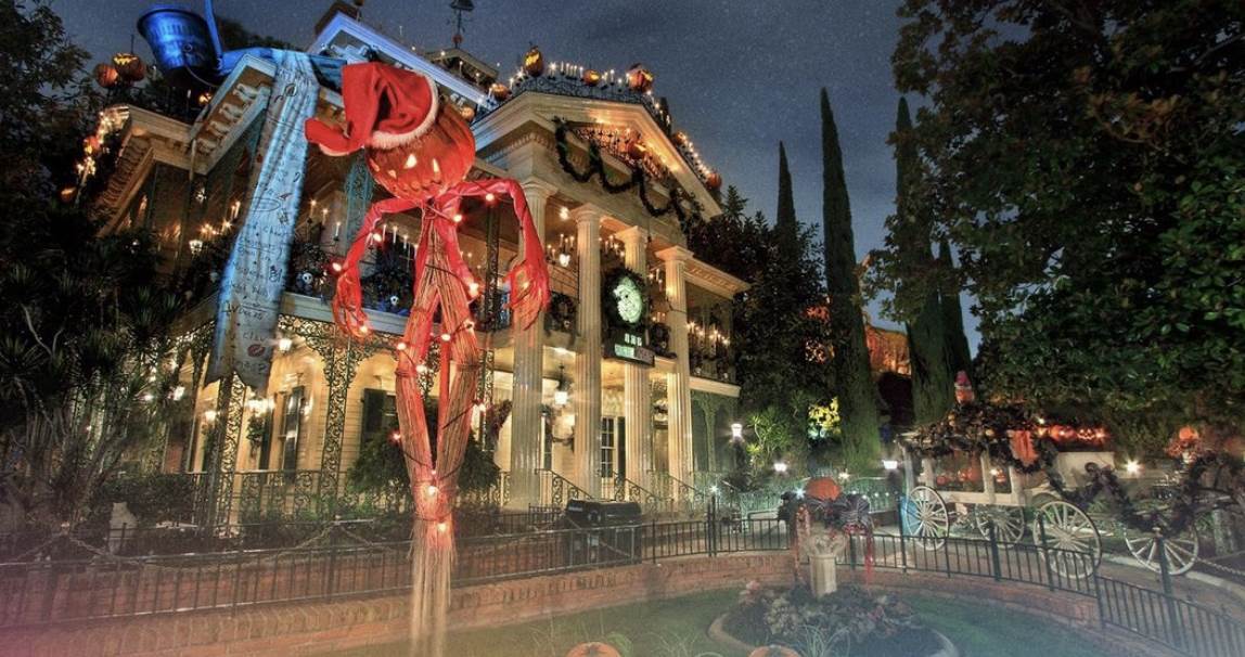 Disney Shares Behind the Scenes Video of the Haunted Mansion Holiday Transformation