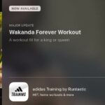 Wakanda Forever Workout Now Available on the Adidas Training by Runtastic App