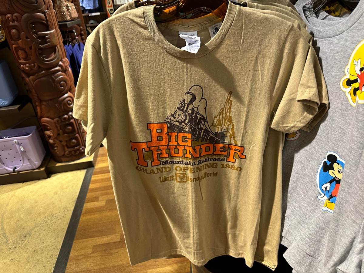 Big Thunder Mountain Railroad and Haunted Mansion Shirts Join the