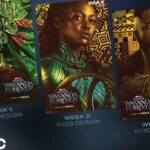 "Black Panther: Wakanda Forever" Double-Sided Character Posters Available at AMC Theatres