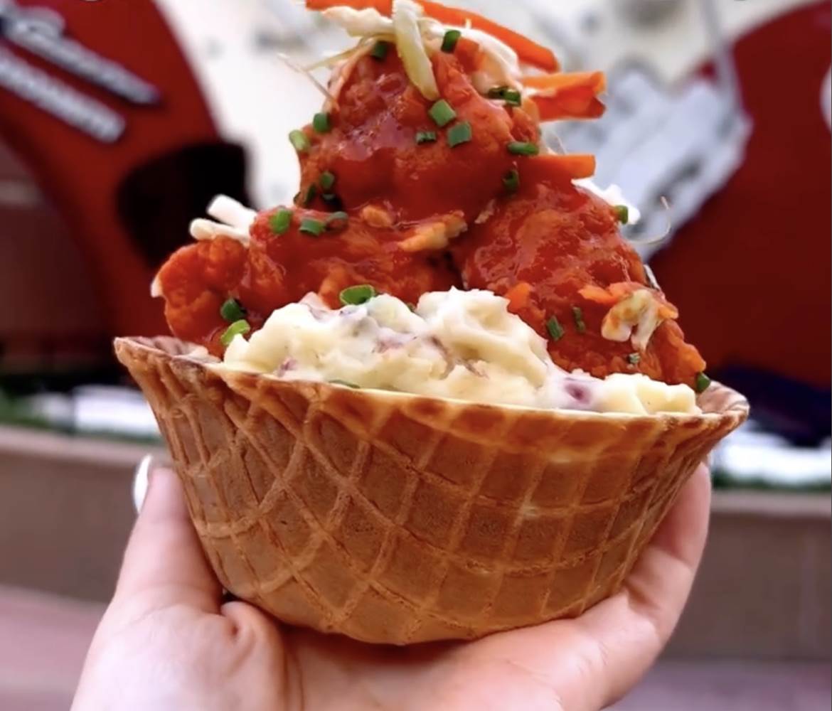 New "Chicken and Waffle" Bowls Coming to Fairfax Fare at Disney's
