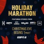 ESPN Will Air a Holiday Storytelling Marathon This Christmas Eve