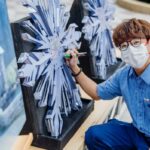 Hong Kong Disneyland Cast Members Celebrate World of Frozen Constructional Milestone