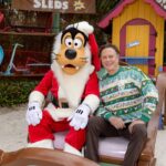 Judge Reinhold from "The Santa Clause" Trilogy Meets Santa Goofy at Blizzard Beach