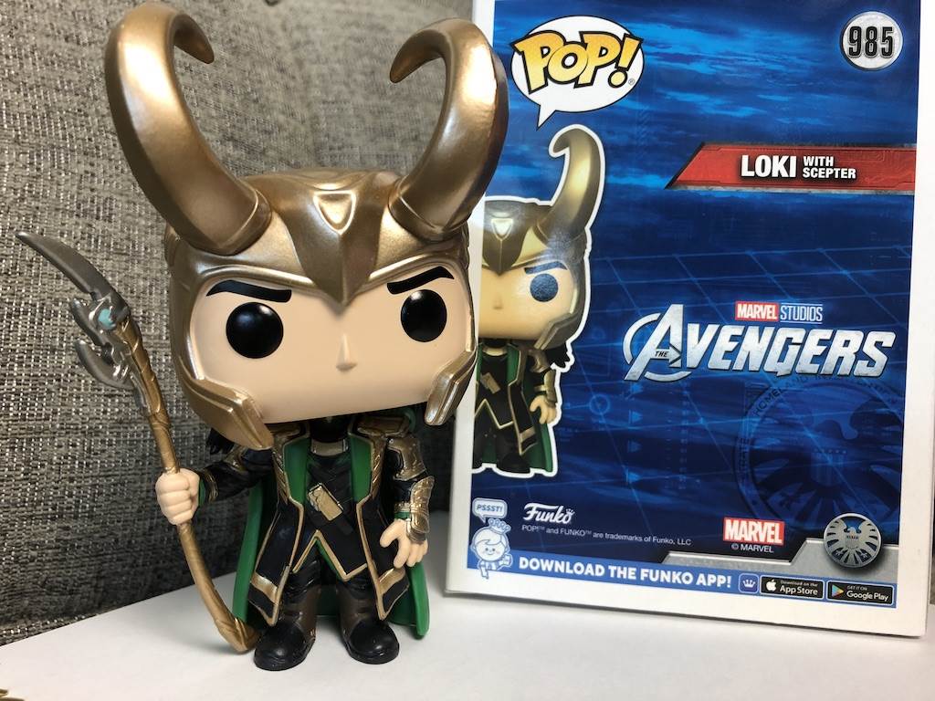 Marvel - Loki with Scepter #985 - Funko Pop! Figure