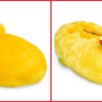 Live Your Best Home Life with Mickey and Minnie Mouse Yellow Shoe Slippers