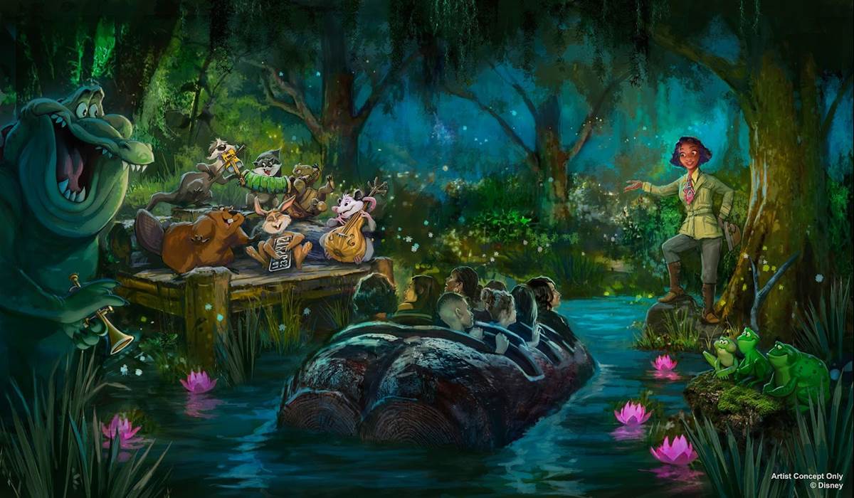 Splash Mountain at Magic Kingdom to Close January 23, New Concept Art for Tiana’s Bayou Adventure Released