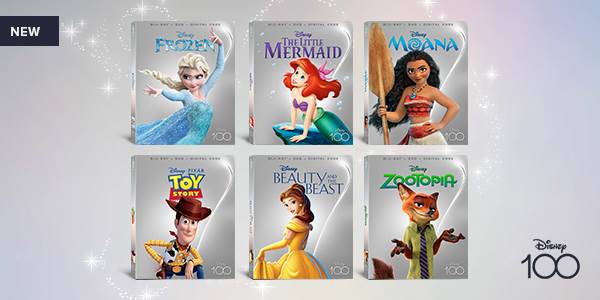 Disney Movie Club Releases 6 Animated Hits in Disney100 Collectible  Packaging 