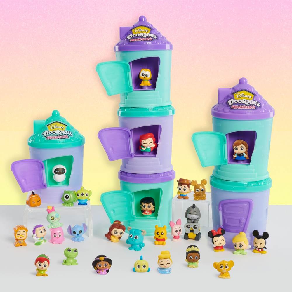 Disney Doorables Squish'alots Pixar Nemo Toy Story Wall-E Princesses Mickey  Pooh