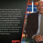 Former ESPN Chief Financial Officer Jim Allegro Passes Away at Age 88