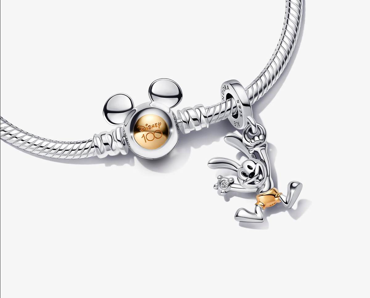 Mouse Bracelet, Oswald Charm Featured in PANDORA Jewelry Collection
