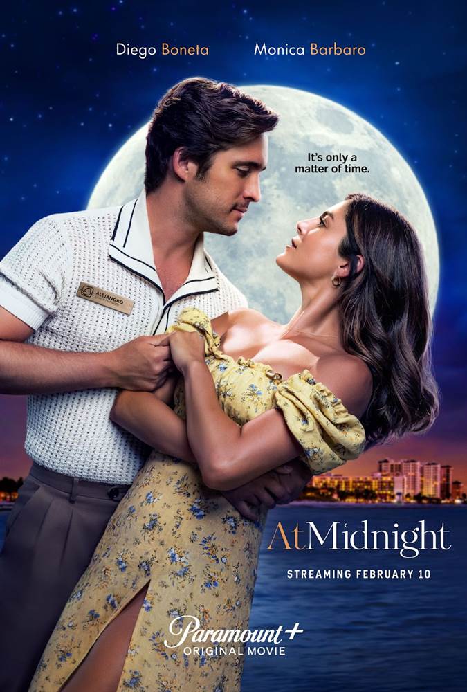 Trailer and Poster Released for Paramount+ Rom-Com At Midnight, Streaming  February 10th 