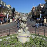 Photos: Mickey And Minnie Platinum Statues Appear at Disneyland Park For Disney100
