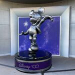 Platinum Mickey Statue Appears in Downtown Disney District For Disney100