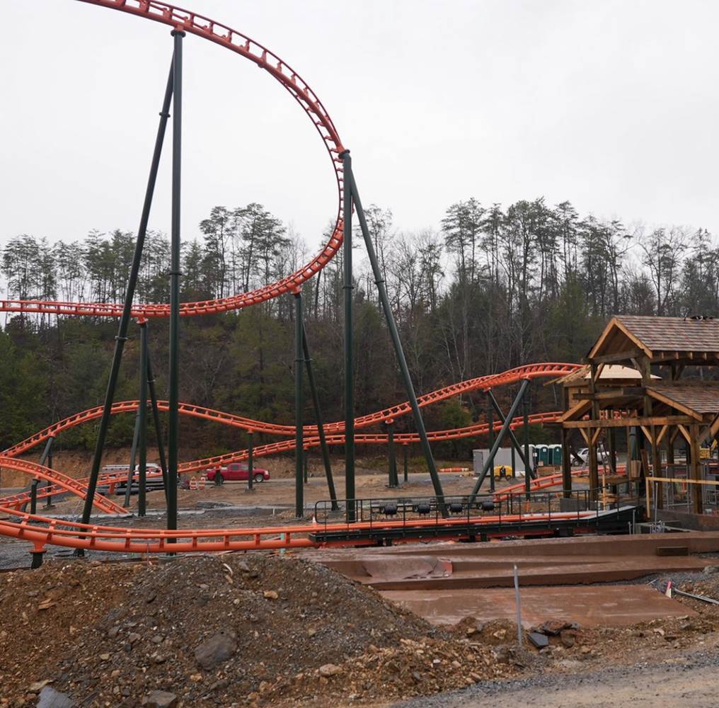 Big Bear Mountain Progress Looks Great As Dollywood Prepares To Open
