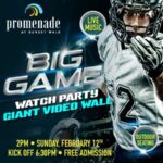 Free Big Game Watch Party Happening This Sunday at Sunset Walk
